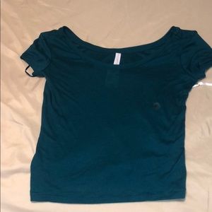 blue t-shirt